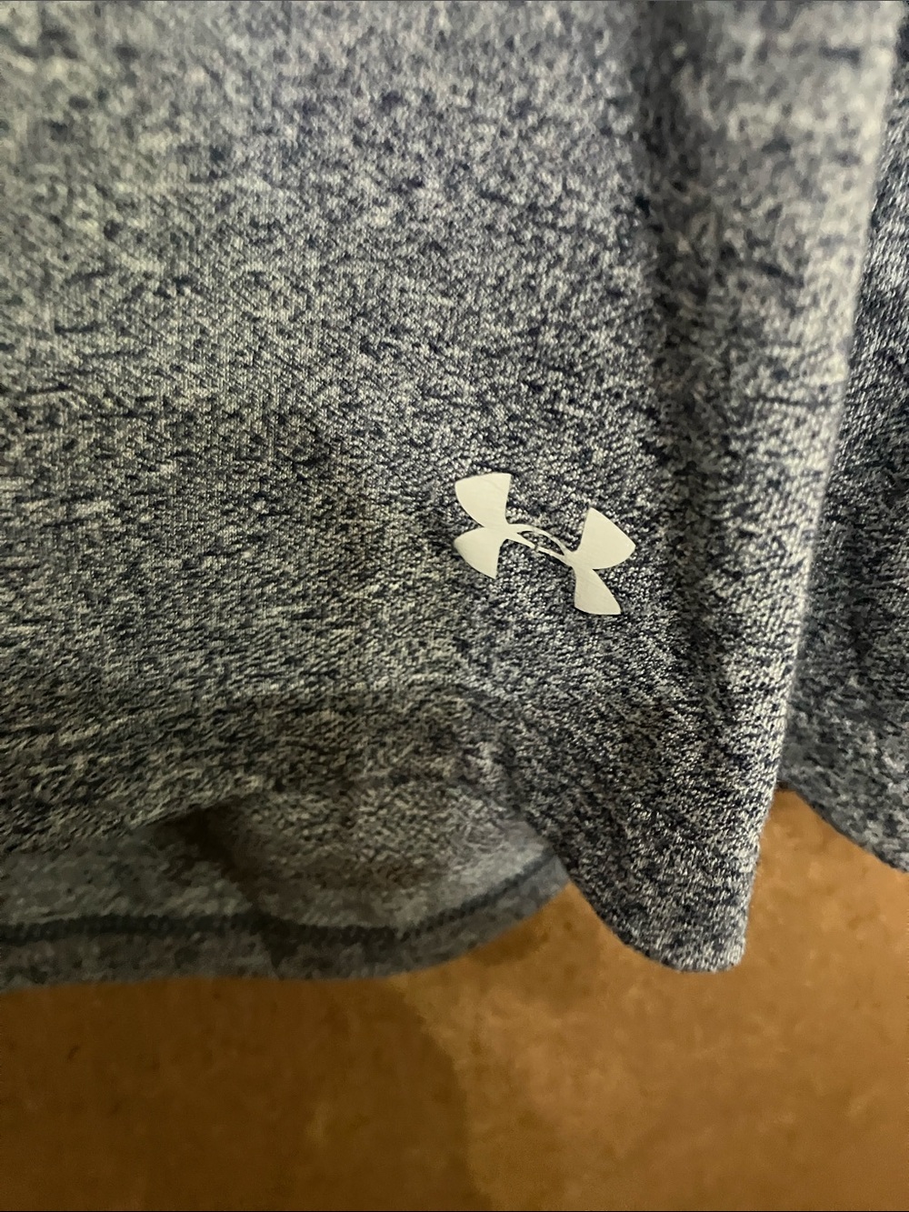 Under Armour Heathered Blue Notre Dame 'Irish' V‑Neck Tee - Picture 4 of 10